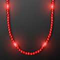 LED Red Light Up Mardi Gras Beads